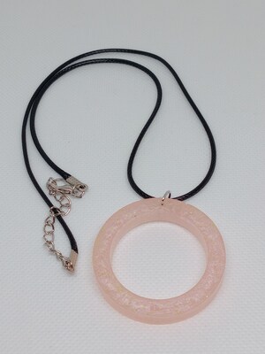 Fashion Necklace on 18 inch leather rope cord - image1